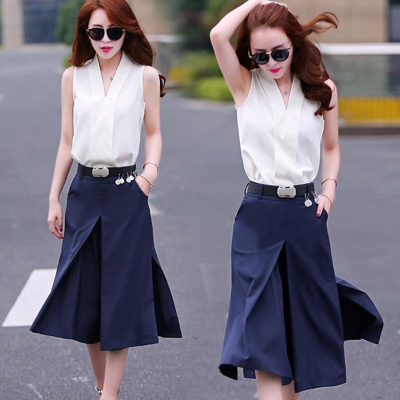 裙裤好看还是短裤好看,最洋气时髦裙裤夏季