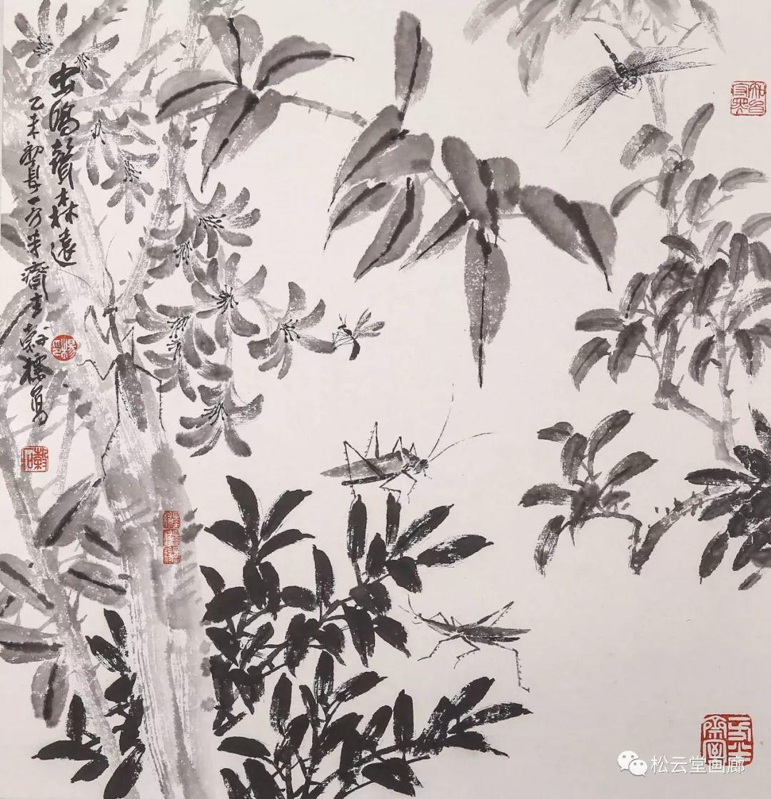 中国画中的山水花鸟画,国画花鸟画山水画欣赏