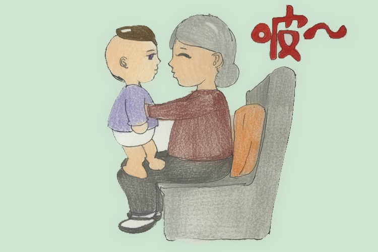 家人亲了孩子一口，11个月大婴儿满口长满疱疹