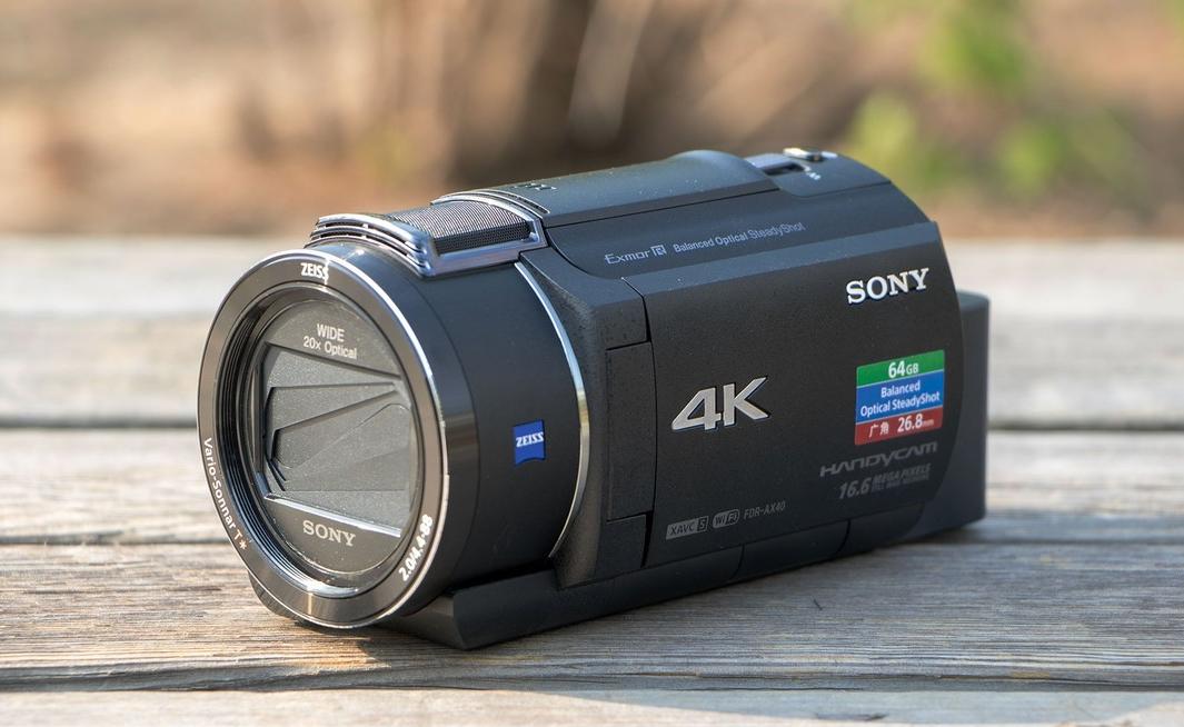 索尼fdr-ax40设置在哪里,索尼dv摄像机4k拍视频