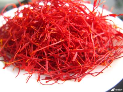 凉血清热的中药藏红花,花具有活血化瘀凉血解毒解郁安神