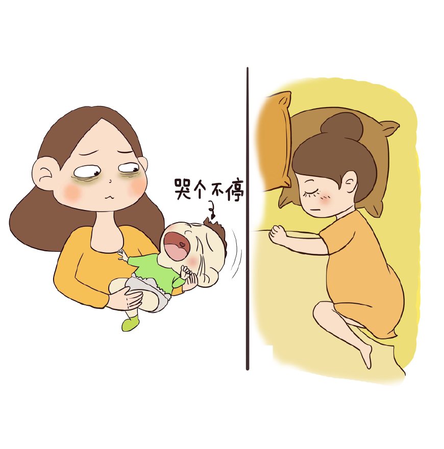 当妈前后的对比令人心酸,90后姑娘当妈前后对比