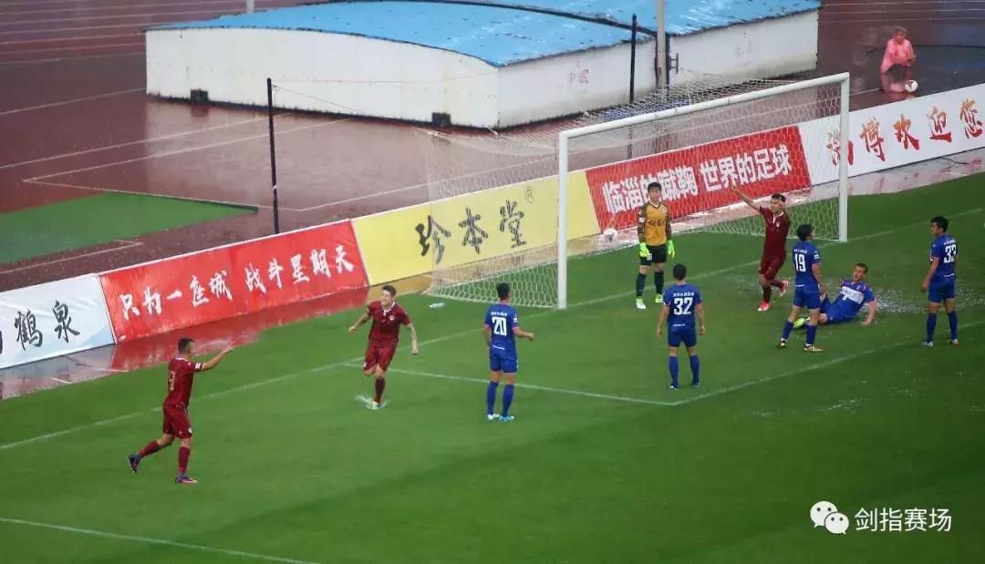 「图集」雨中狂胜！“雨神”淄博星期天5:0沈阳东进联赛首次连胜