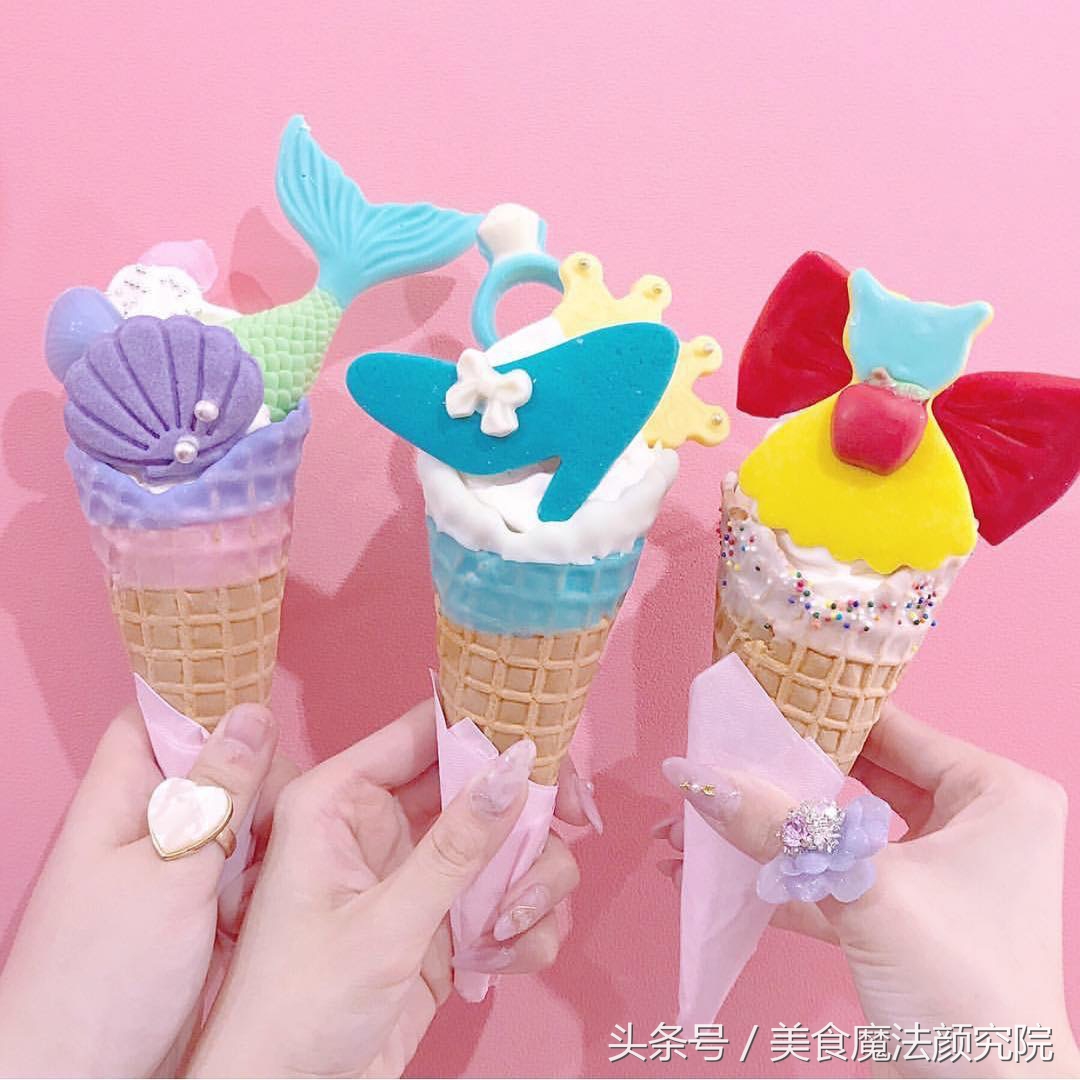 少女心泛滥的日本原宿EddysIceCream，美腻小姐姐聚集地~