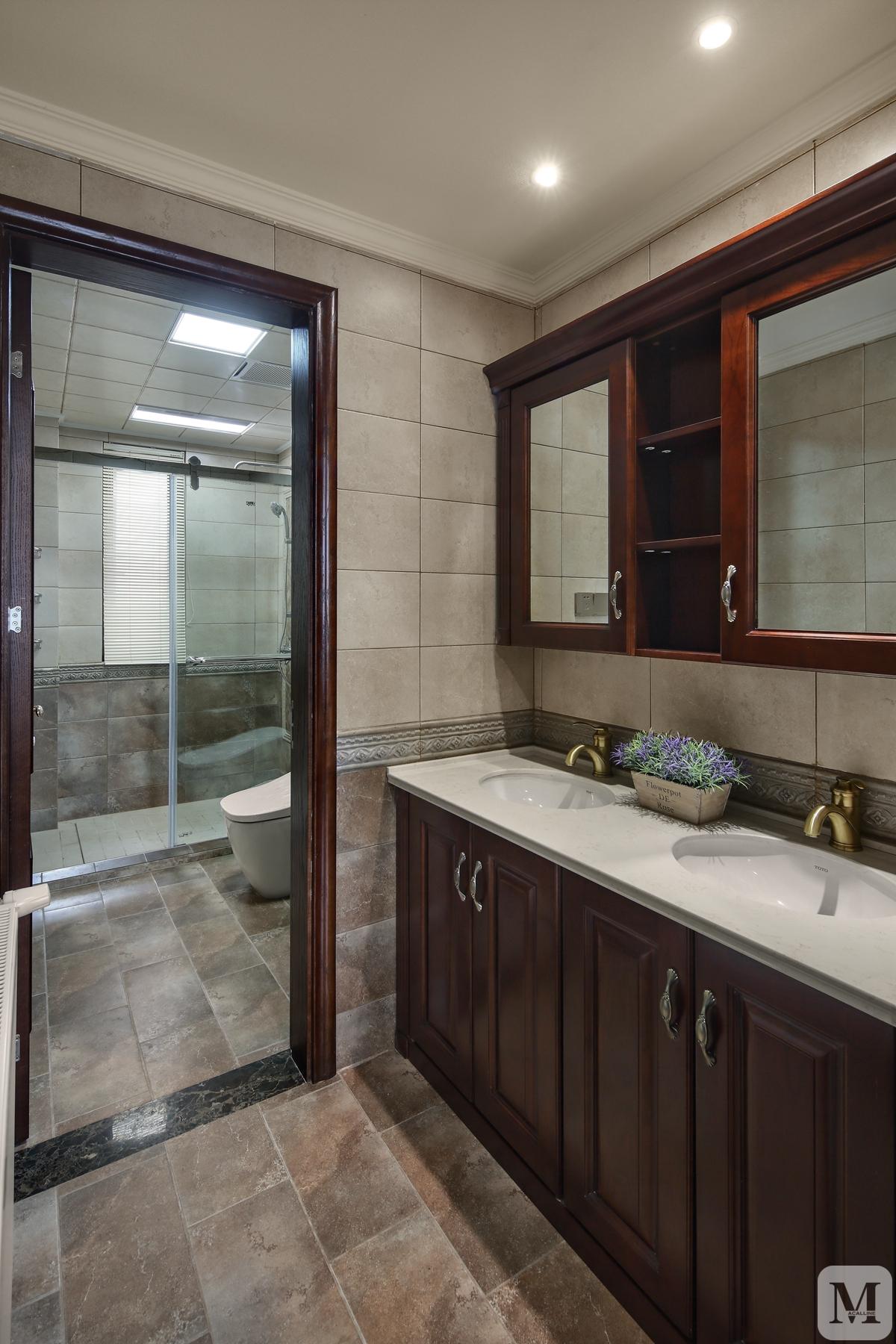 中式豪宅实木整装全屋定制,美式130平全屋实木定制