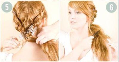 女士短发发型教程编发,过年发饰发型编发教程