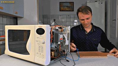 微波炉改装加农炮,微波炉改装武器