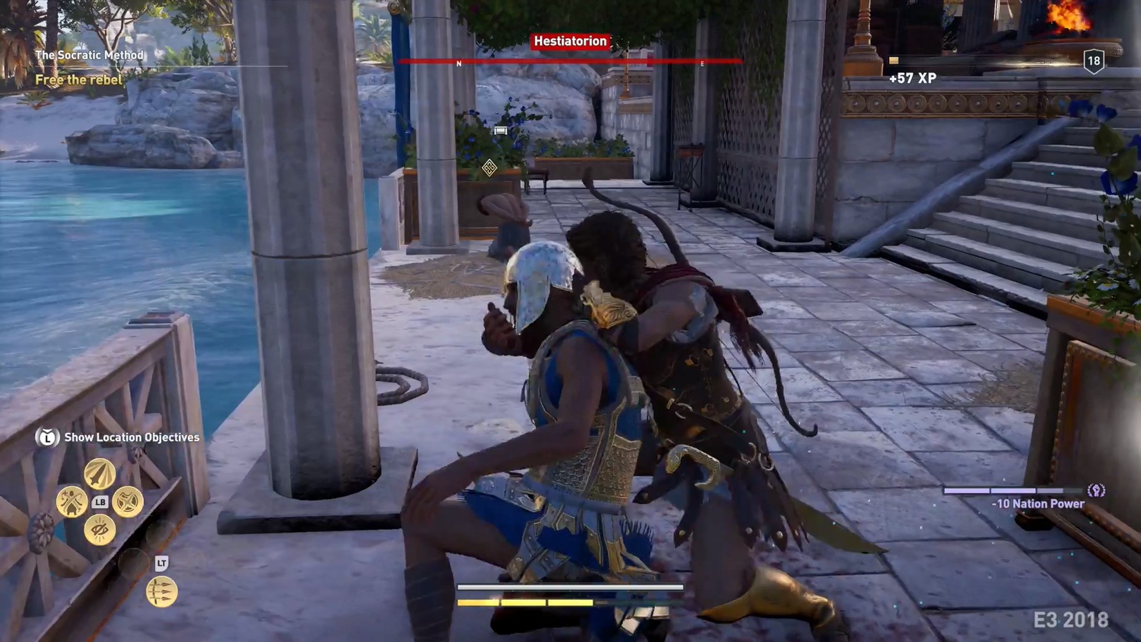 E32018：《刺客信条：奥德赛》新演示斯巴达国王上演信仰之跃