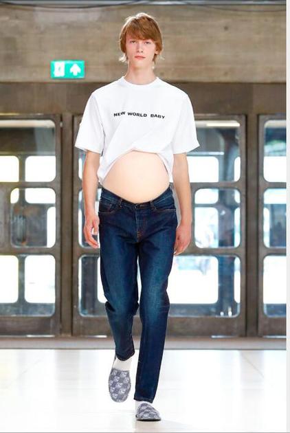 让男模怀孕!成人纸尿裤成时尚……伦敦男装周真是又污又嗨