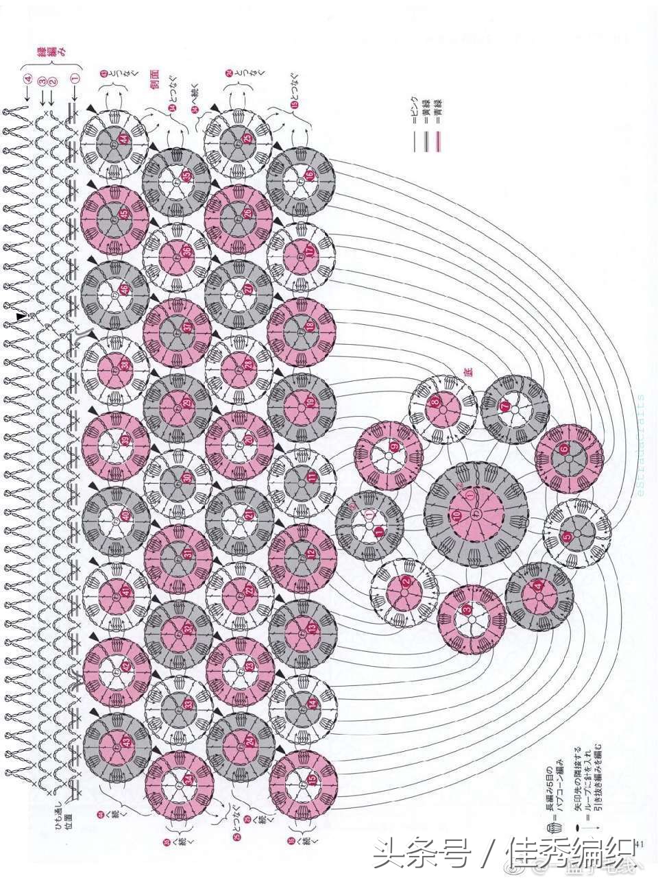 钩针编织包包的花样钩法视频教程,钩针教程包包带子的详细编织方法