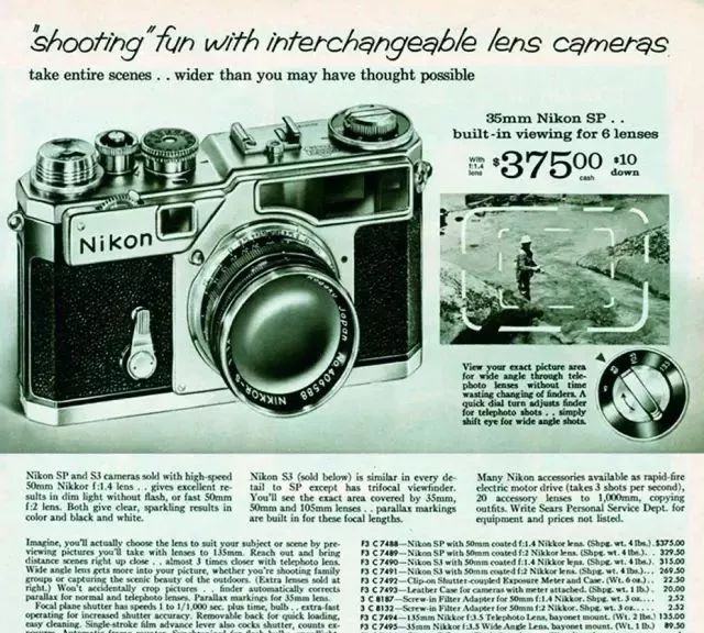 百年传奇尼康十大经典相机和镜头,尼康老相机镜头推荐