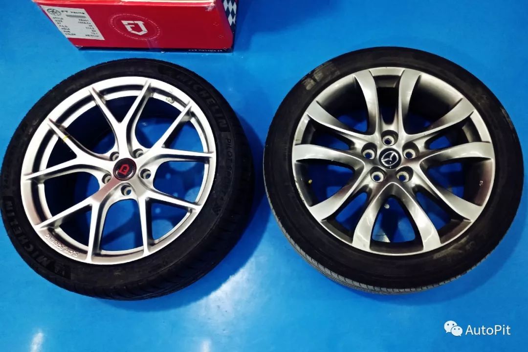 马自达阿特兹原车轮毂,马自达阿特兹纯进口改装