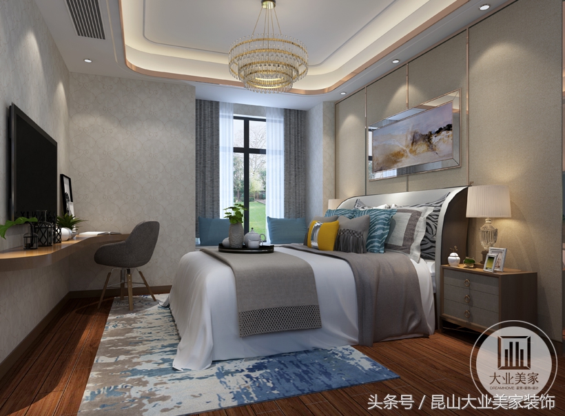 昆山现代简约装修设计哪家好,万达华府装修设计