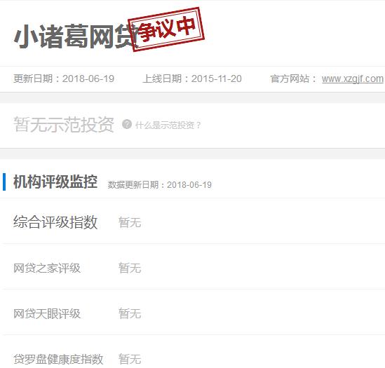 小诸葛网贷,小诸葛近期情况如何