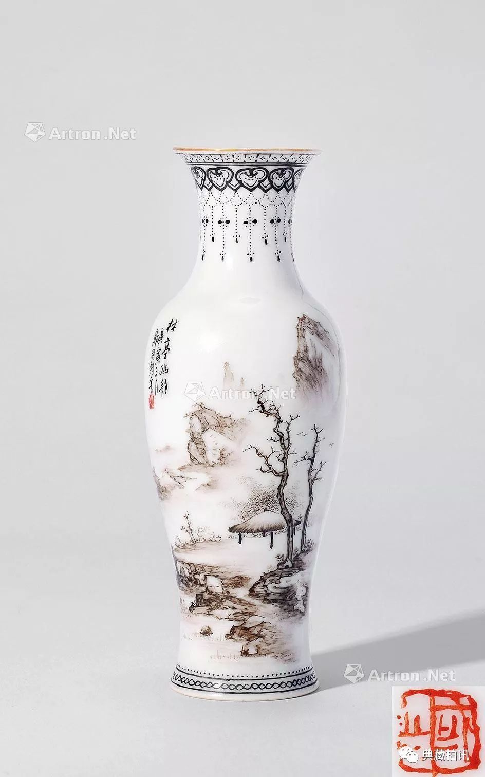 最新成交结果：中贸圣佳瓷艺丹青——近现代文人瓷专场