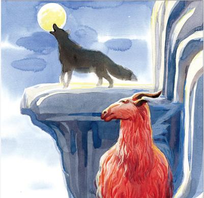 狼嘴流血,狼头出血真实故事