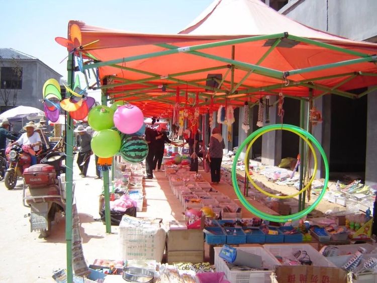 热闹的农村小院,八十年代农村集市