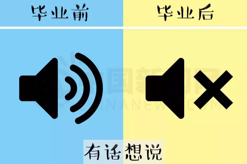 读大学和大学毕业的人生差距图,看看你毕业前后的差距有多大