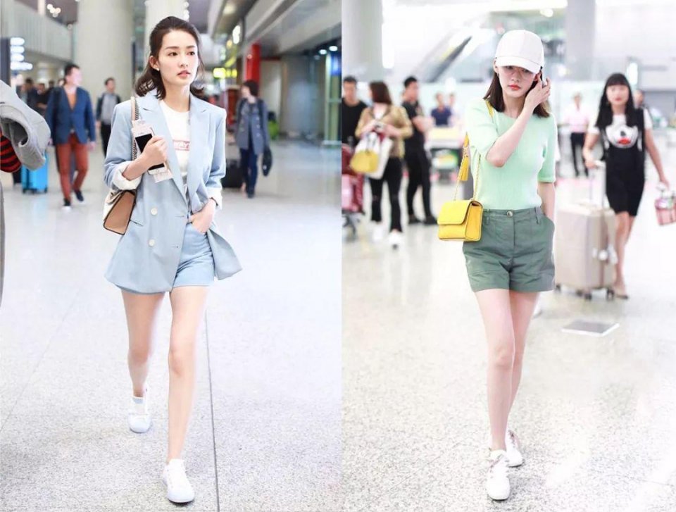 胖脚穿短裤怎么搭鞋子,短裤搭配平底鞋好看吗