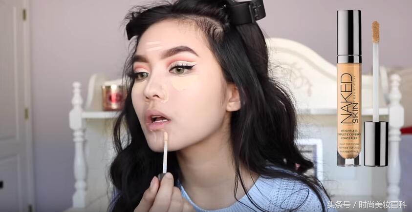 骚气十足妆容欧美艺术眼妆画法,欧美妆教程辣妹眼妆