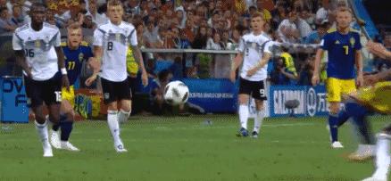 世界杯：95分钟时犯规让德国绝杀，瑞典球员杜尔马兹遭生命威胁