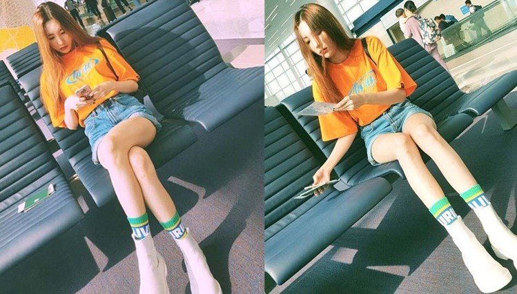 韩国长腿穿搭,韩国第一腿精穿高跟鞋