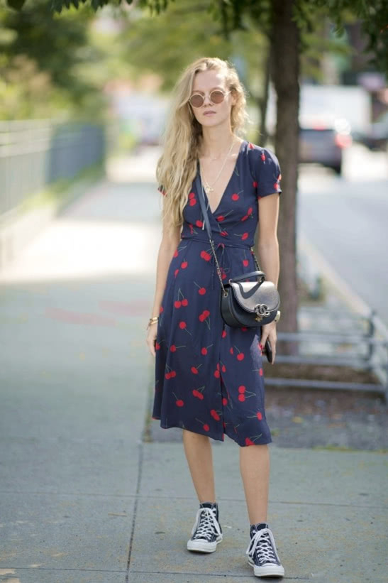 显瘦减龄夏季裙子雪纺,半身鱼尾开叉雪纺裙2022新款夏季