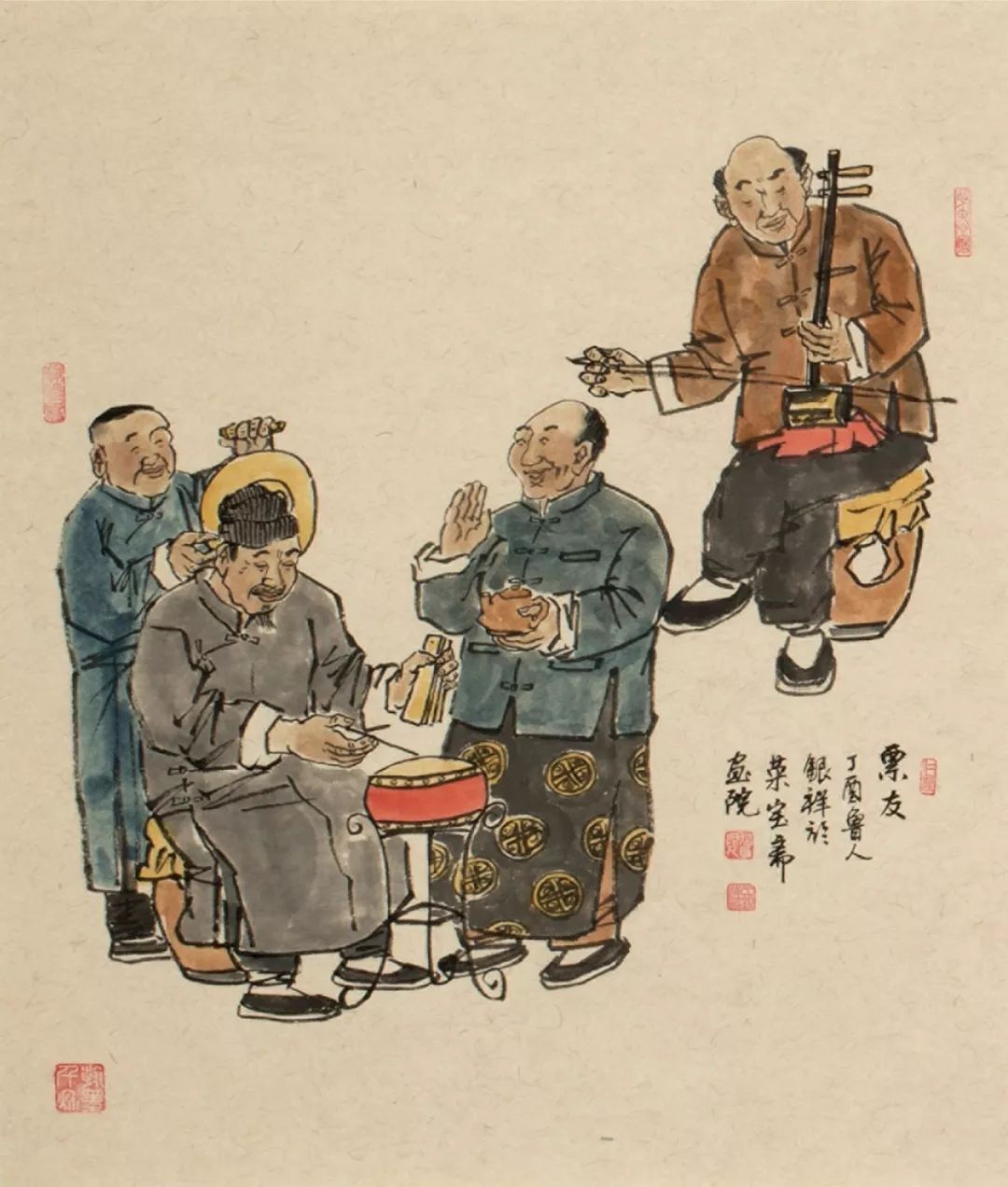 随画家王银祥寻路老北京民俗