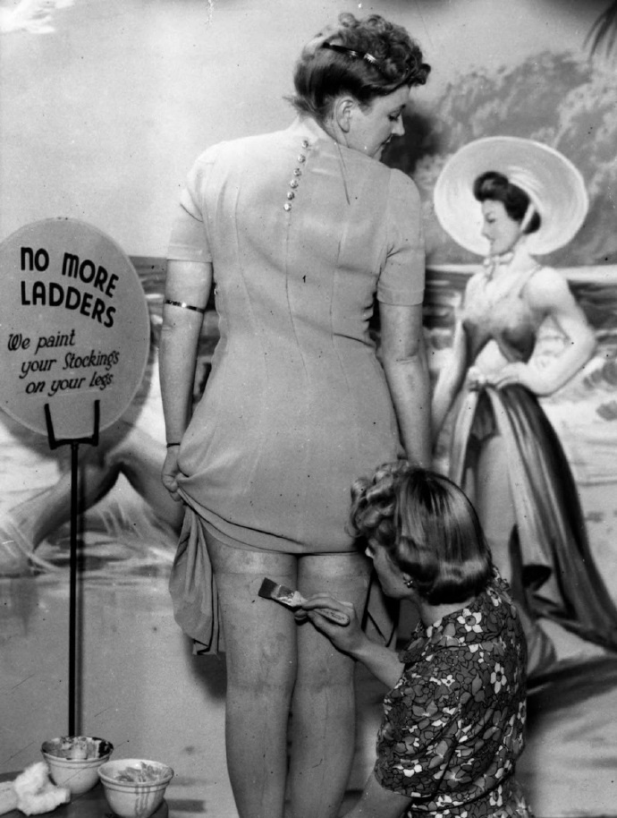 二战时期女袜,二战时期妇女袜子