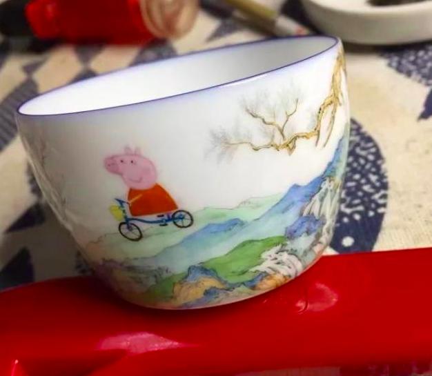 陶瓷图画小人,景德镇陶瓷绘画人物肖像