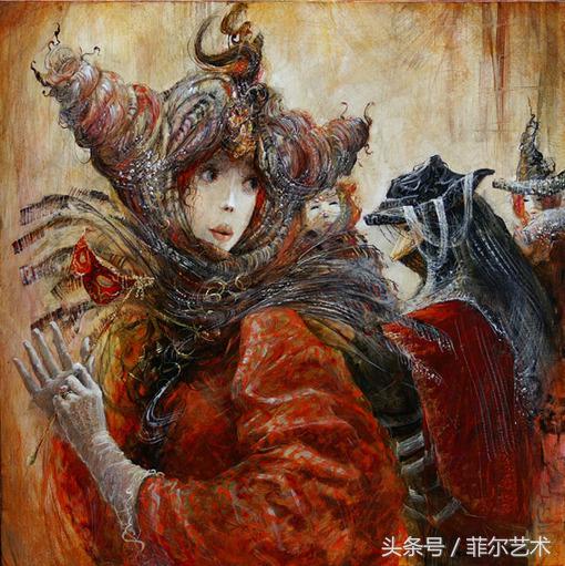 威尼斯面具——法国画家MarcelNinoPajot插画欣赏（一）
