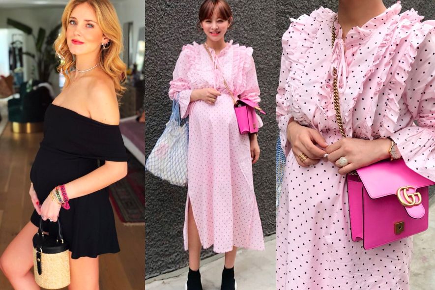 搭配时尚怀孕装,18世纪怀孕女性穿搭过程