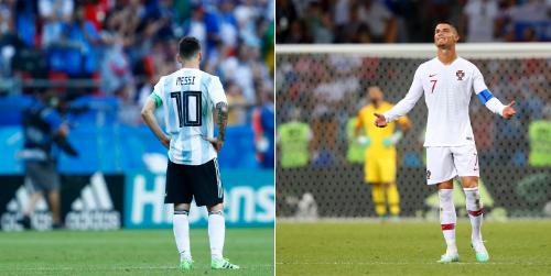 2018世界杯绝代双骄同天告别,2018年世界杯梅西和c罗止步多少强