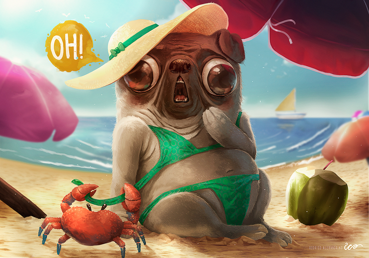 插画procreate甜品,插画procreate绘画教程