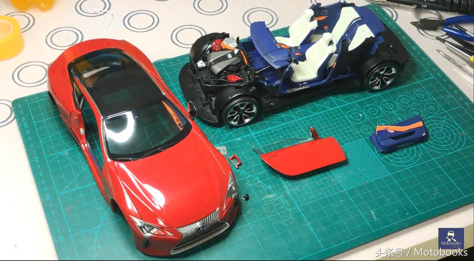 爱拆车模｜为你解剖良心！1:18原厂雷克萨斯LC500h汽车模型