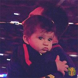 梅西大儿子煤气罐原图,梅西大儿子煤气罐小时候萌照