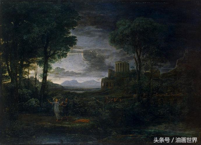 克洛德油画作品欣赏,克劳德洛兰的艺术追求