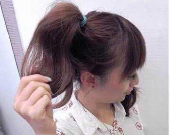 儿童盘发公主戴皇冠,7-12岁儿童简单盘发