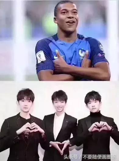姆巴佩tfboys对比,19岁姆巴佩和tfboys对比