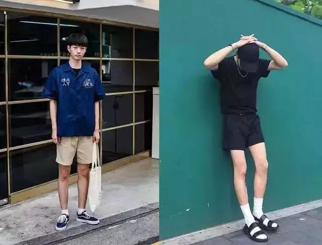 短裤男搭配推荐,短裤搭配推荐男