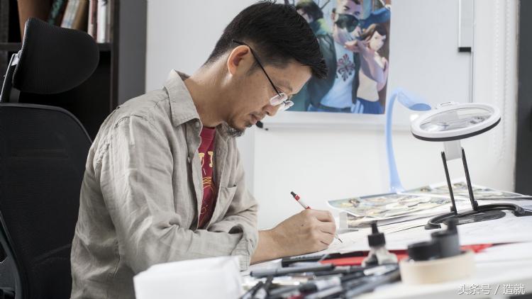 美漫作画,美漫钢铁侠画师