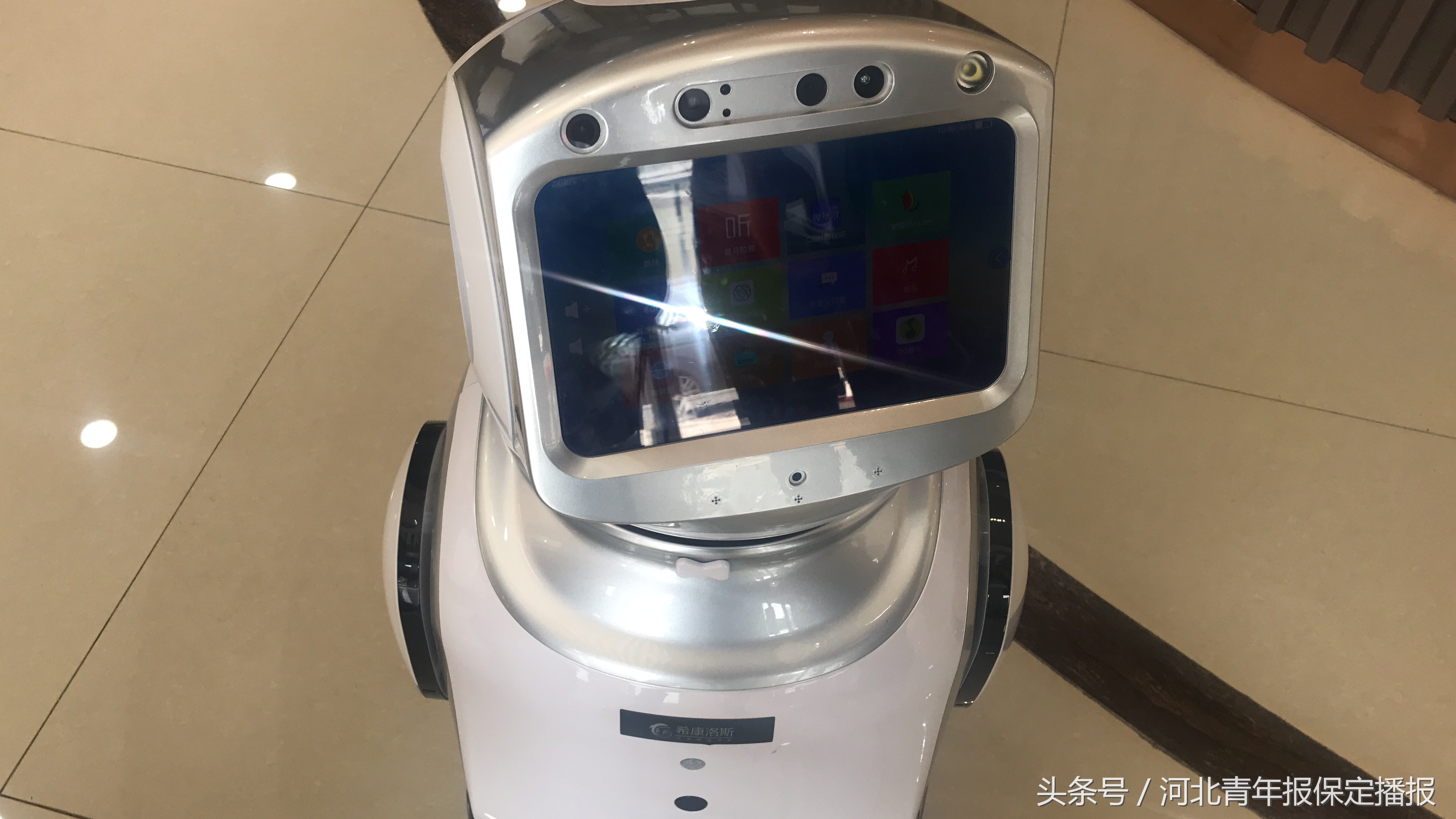 这个“银行大堂助理”太萌了！不仅能说会道，还多才多艺！