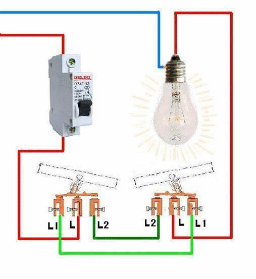电工必备单控双控三控四控开关,三开一个双控2个单控接线图