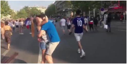 夺冠后的法国巴黎,夺冠后的法国