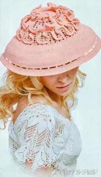 钩太阳遮阳帽全部教程,空心线钩夏季遮阳帽全教程视频