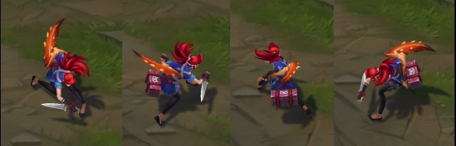 离群之刺腥红之月皮肤展示,离群之刺阿卡丽对应英雄