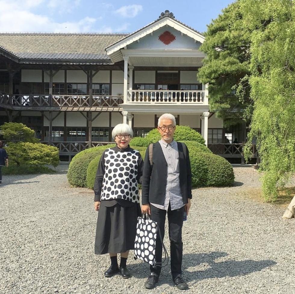 日本网红夫妇穿搭七十岁,日本bonpon夫妇穿搭