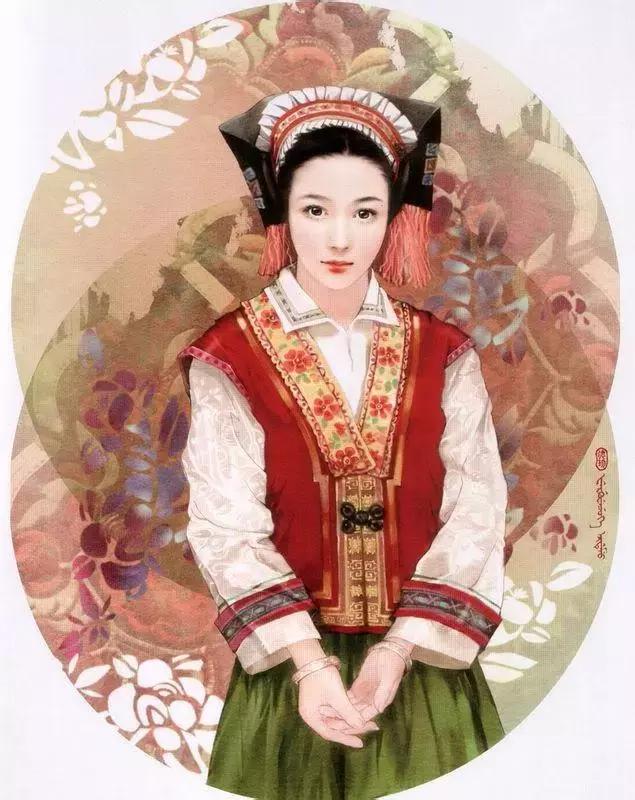 插画美女唯美简约,台湾当代著名的插画家