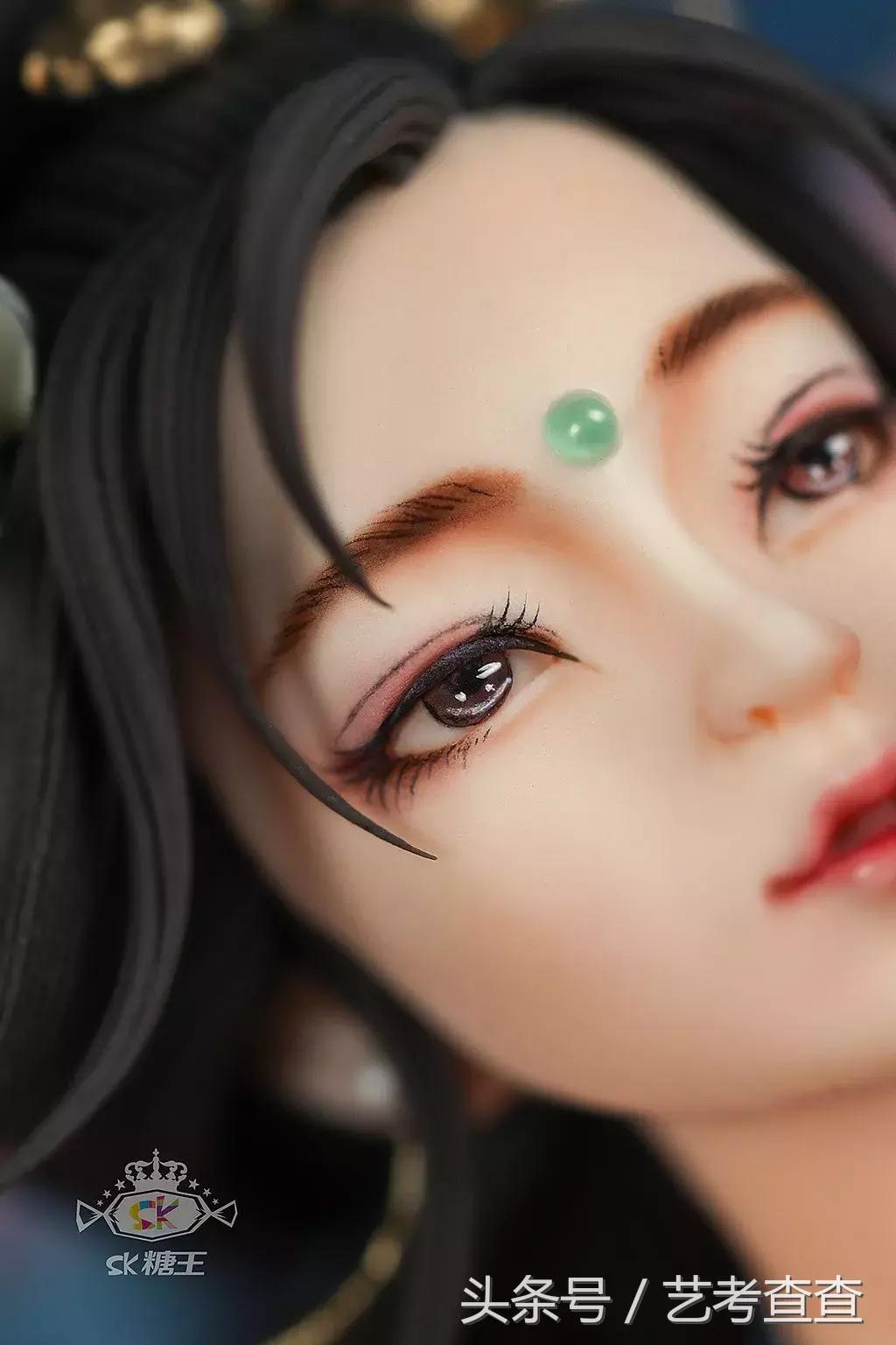 她做的甜品超级治愈,古风美人蛋糕