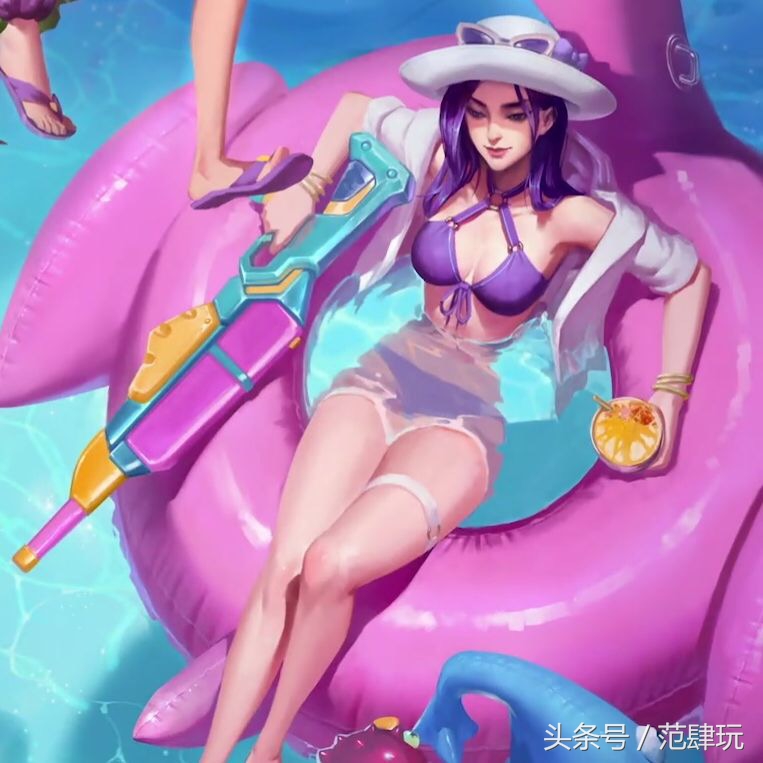 lol新英雄造型被曝,船长lol泳池派对皮肤